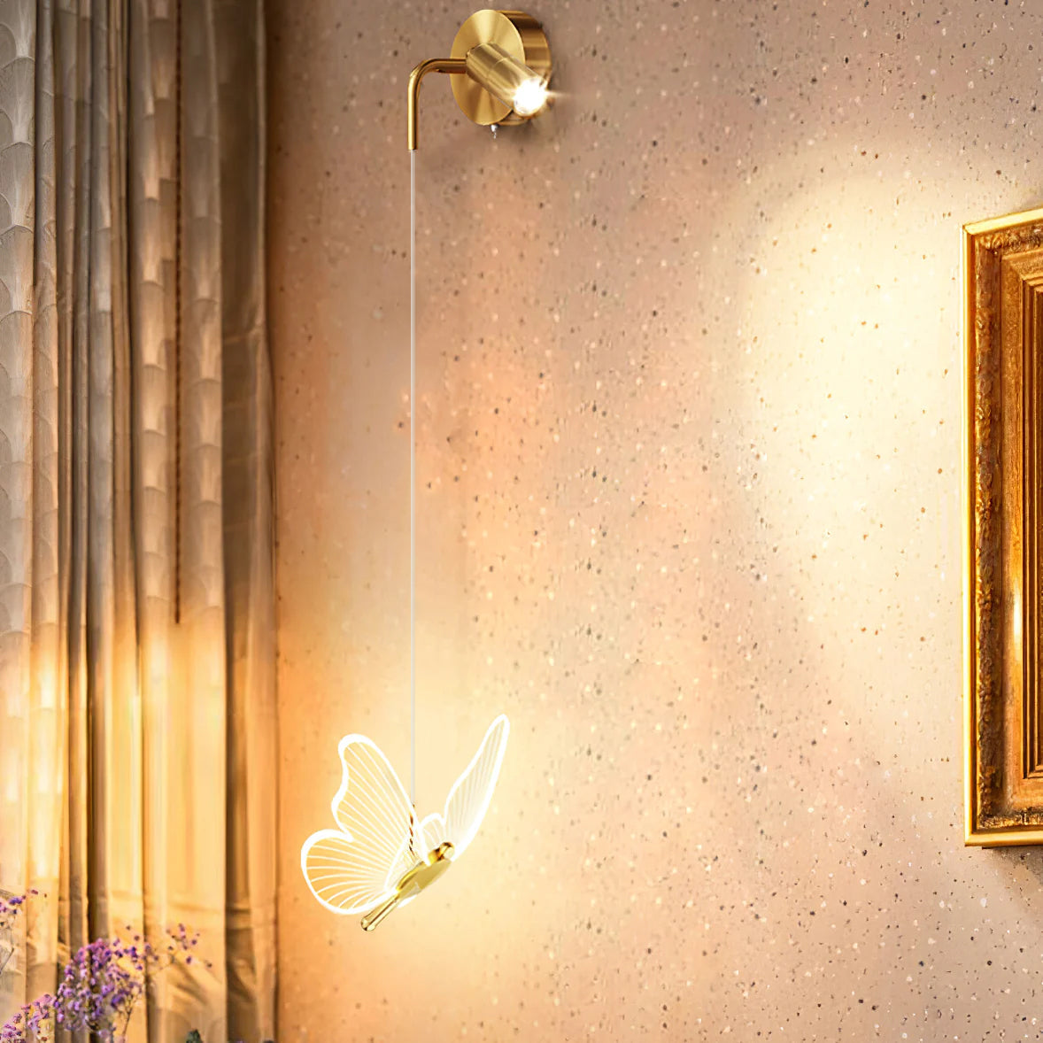 LumiFly – Applique a Forma di Farfalla con LED Integrato