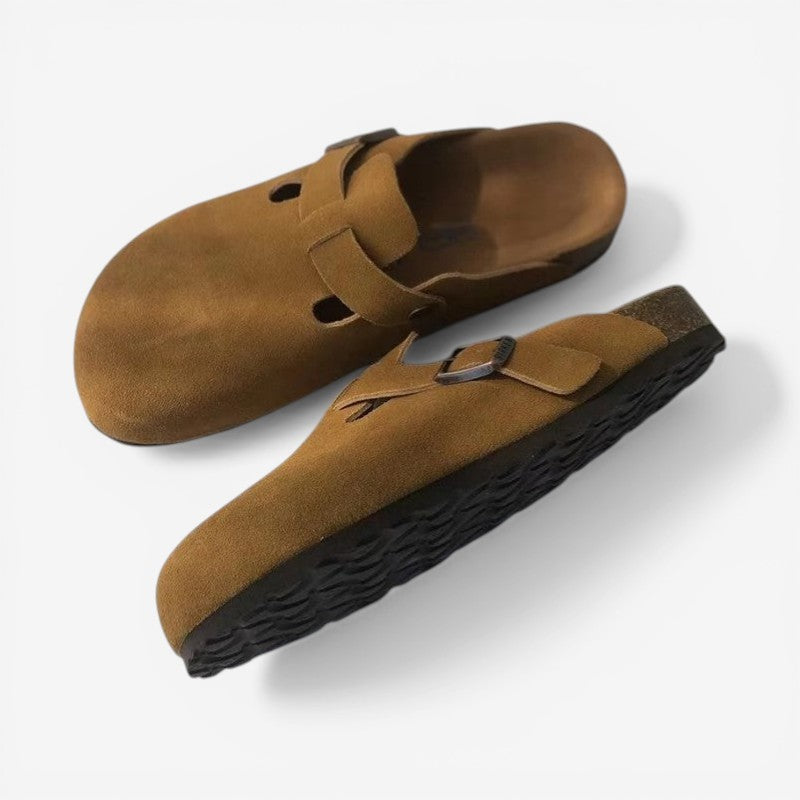 Mirren – Chaussons à enfiler mi-couverts avec boucle