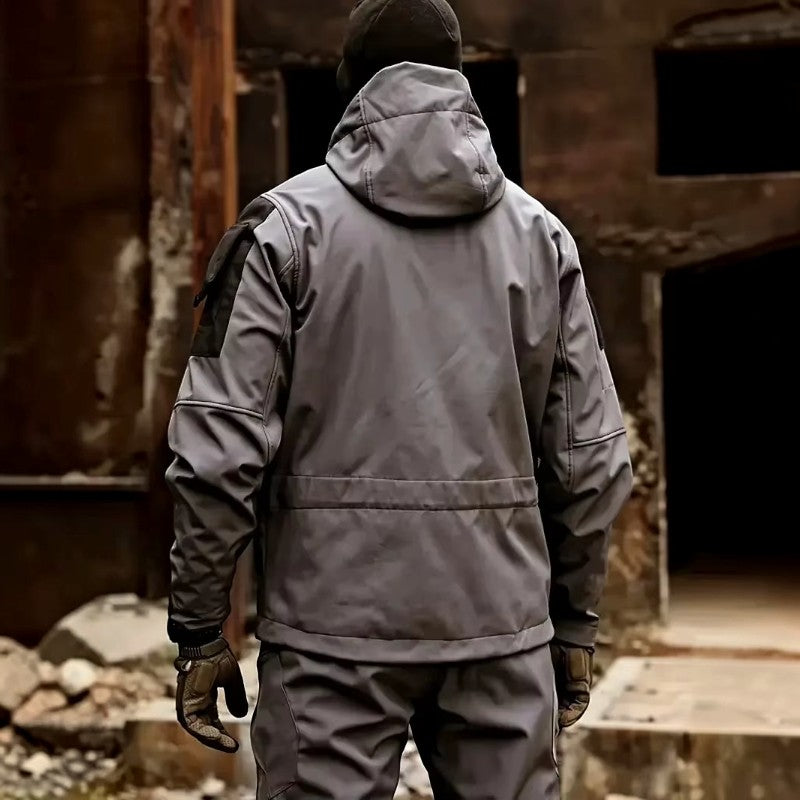 Cargova – Ensemble cargo pour homme d’extérieur avec veste à capuche et pantalon cargo