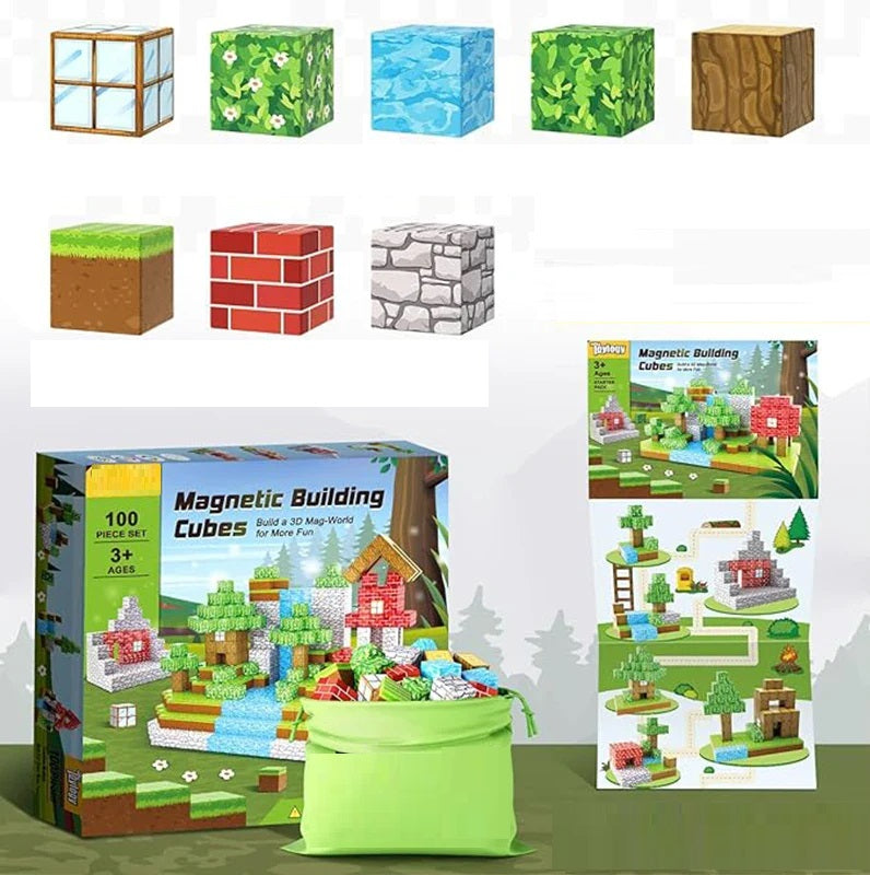 StemBlocks - Ensemble de blocs magnétiques pour stimuler l'imagination et l'apprentissage