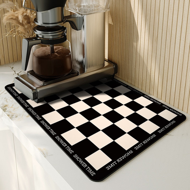 DrySmart - Tapis pliable pour un séchage facile et un plan de travail propre