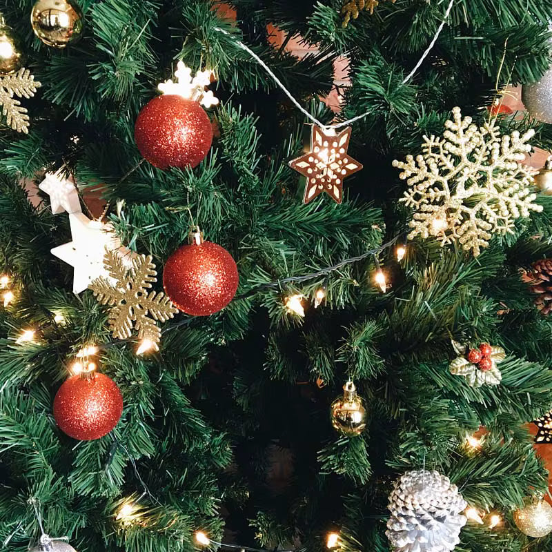 NoelBells - Bolas de Natal para árvore com estrutura em plástico