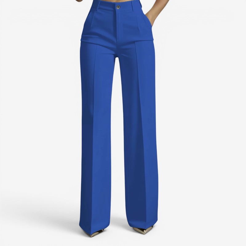 Women's High Waisted Straight Leg Pants