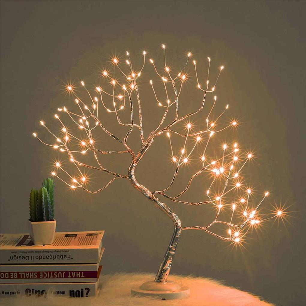 LumiTree – Elegancka lampa LED w kształcie drzewa z miękkim światłem dla przytulnej atmosfery