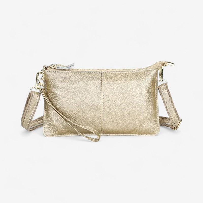 Lauren – Handbag with Buckle Strap and Zipper Pockets