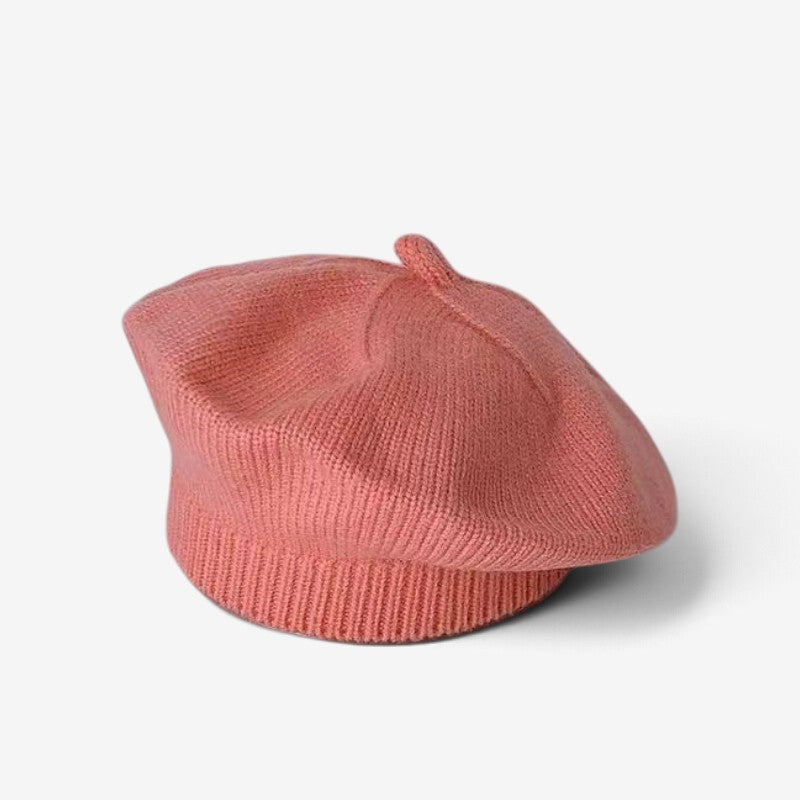 MiniFlora - Béret en tricot pour tout-petit avec motif floral