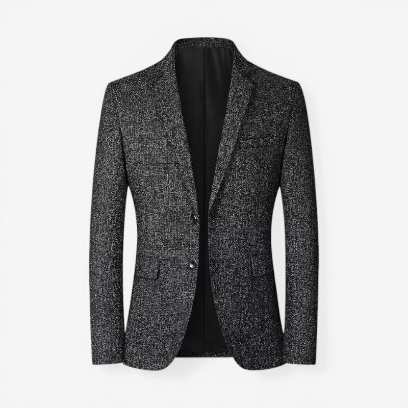 Blazer da uomo slim fit a manica lunga per ufficio ed eventi