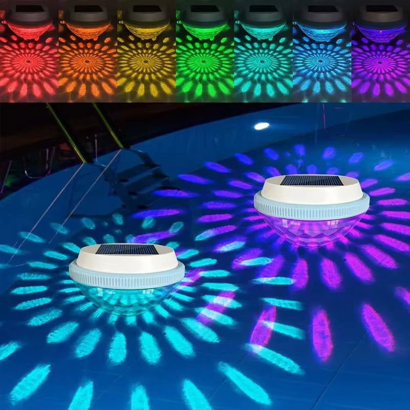FloatGlow - Luci LED solari per piscina dal design galleggiante