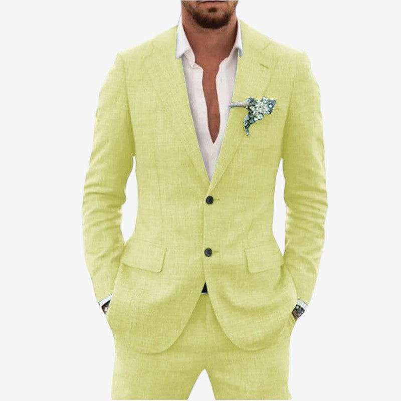 Costum două piese pentru bărbați, sacou și pantaloni