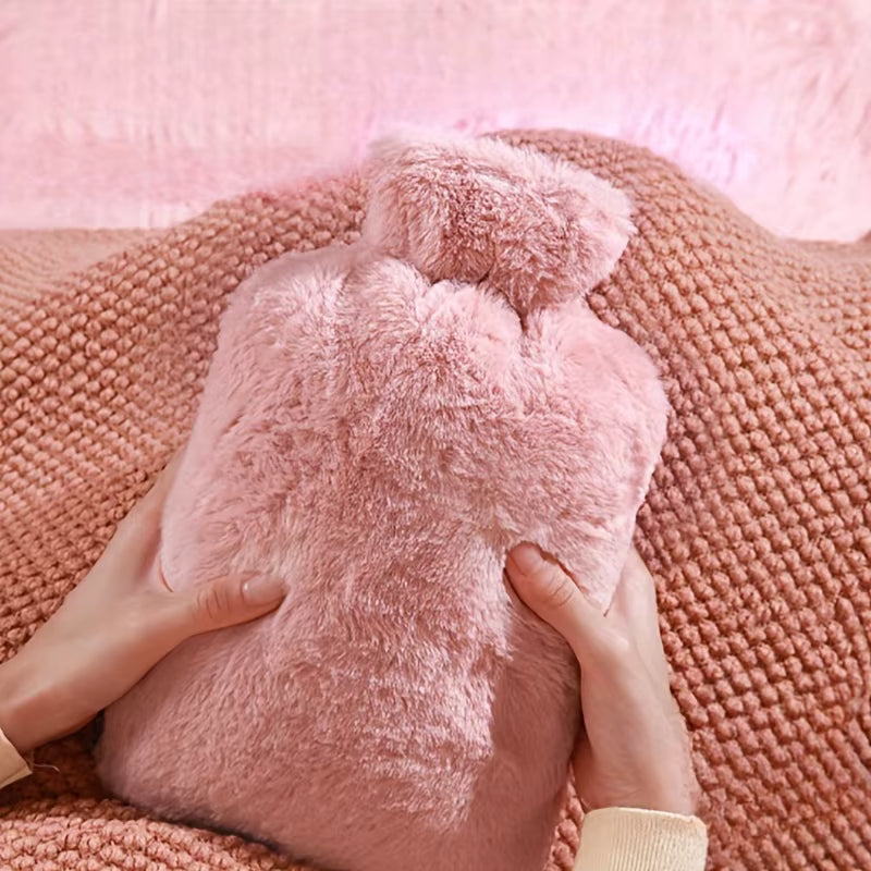 SnugTherm - Hot Water Bottle With Removable Wool Cover