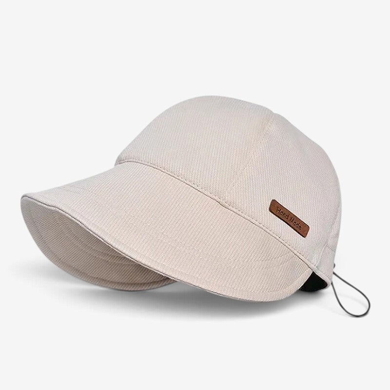 SunGuard - Cappellino da donna a tesa larga con cinturino regolabile