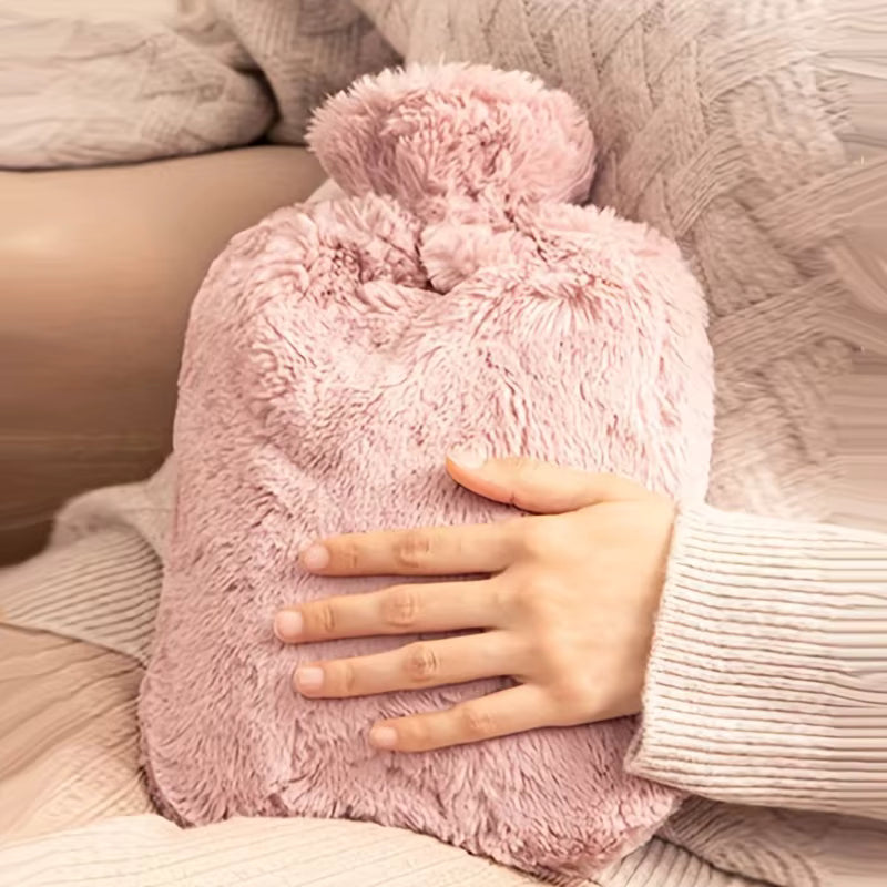 SnugTherm - Hot Water Bottle With Removable Wool Cover