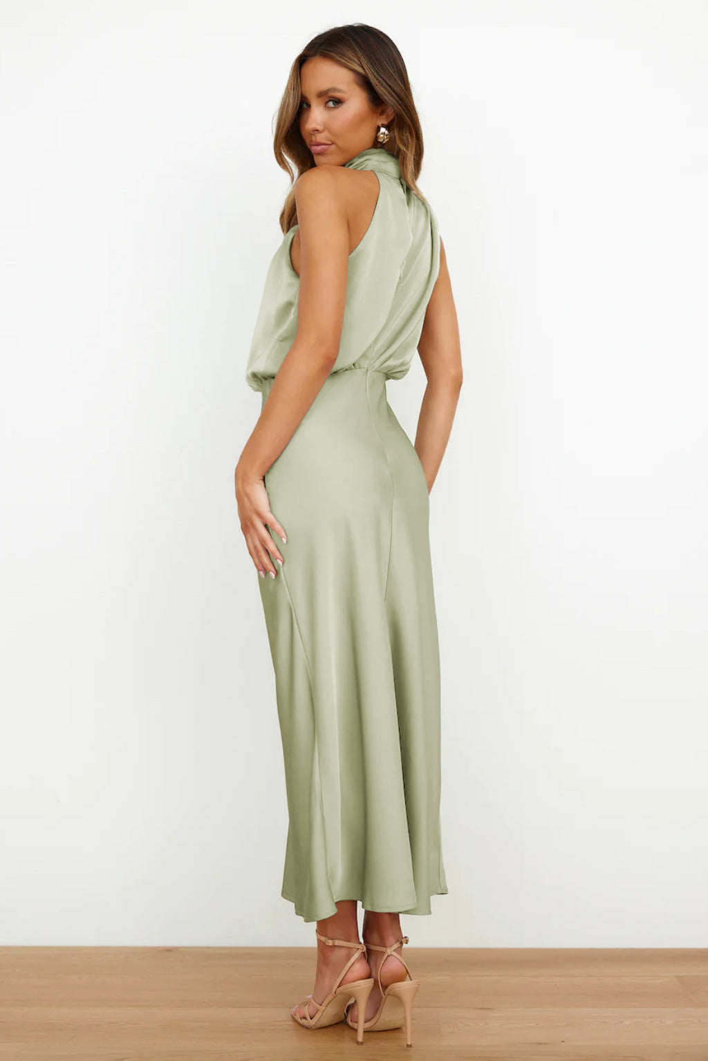 SilkElegance™ - Rochie cu umerii goi