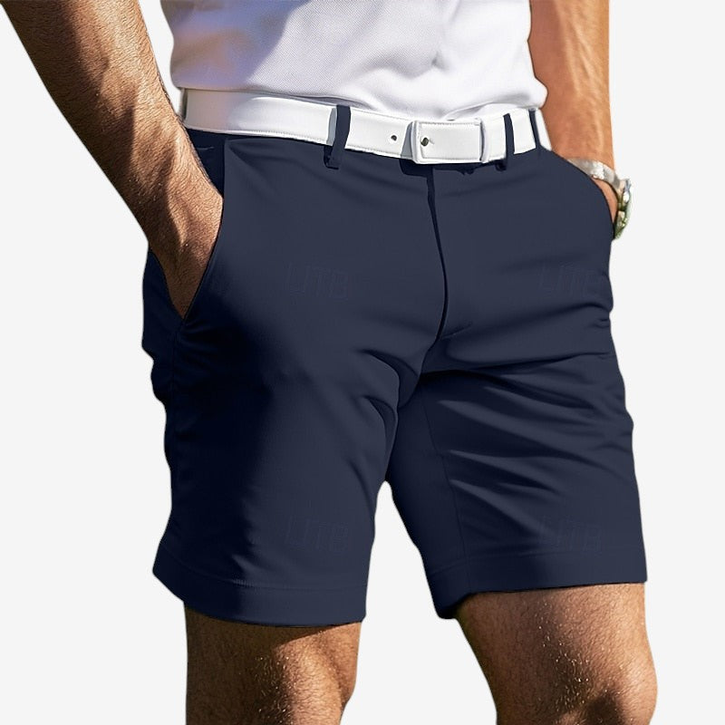 Pantaloncini casual da uomo con chiusura a cerniera