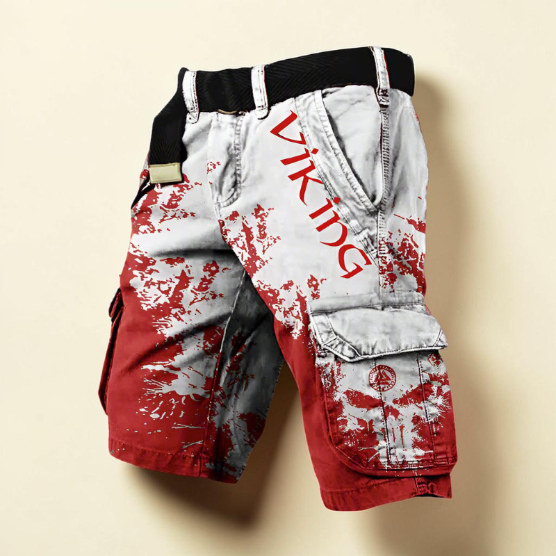 Men’s Printed Pocket Shorts