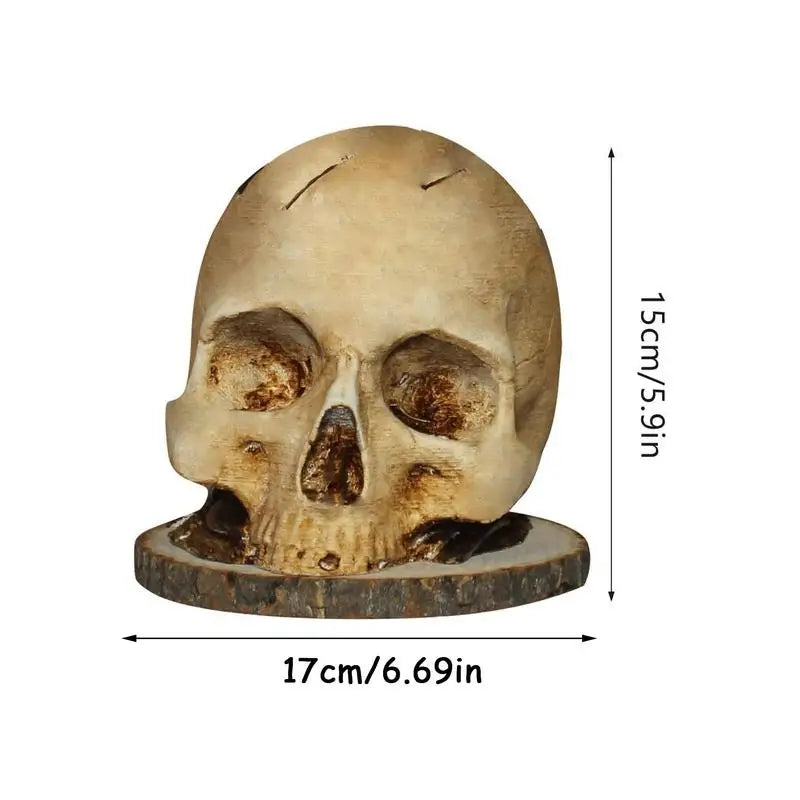 GothicCulinary - Porte couteau tête de mort accrocheur pour un rangement élégant