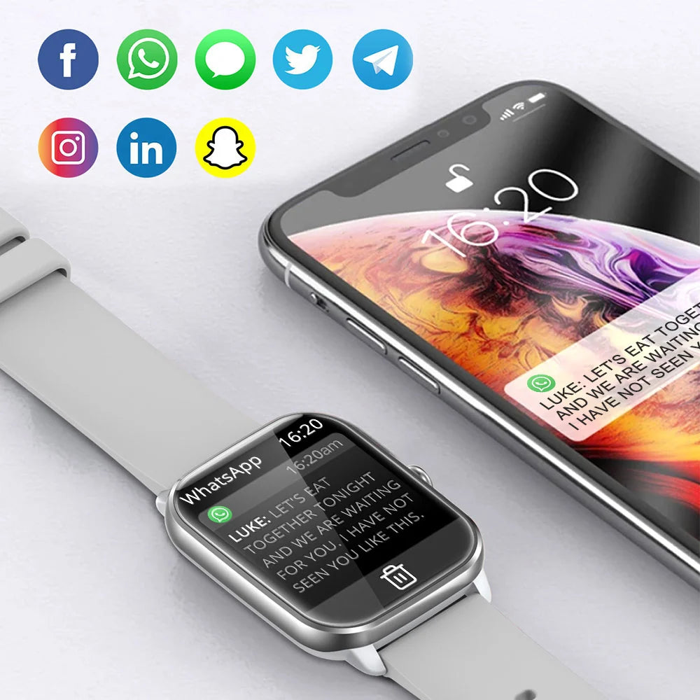 ScreenArc - Montre connectée COLMI C61 avec écran IPS de 1.9 pouces