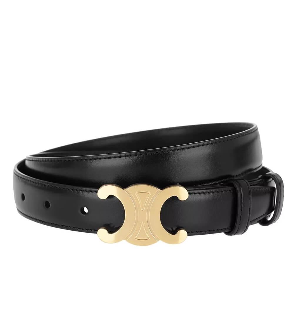 EleganceBelt - Ceinture de luxe avec accent doré pour un look raffiné