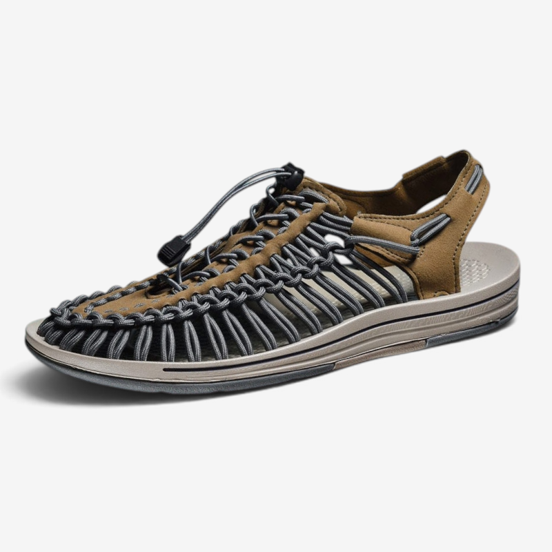 FlexiStep - Sandali estivi da uomo intrecciati