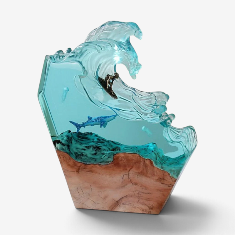 MarineGlow - Lampada decorativa notturna con effetti marini e illuminazione regolabile