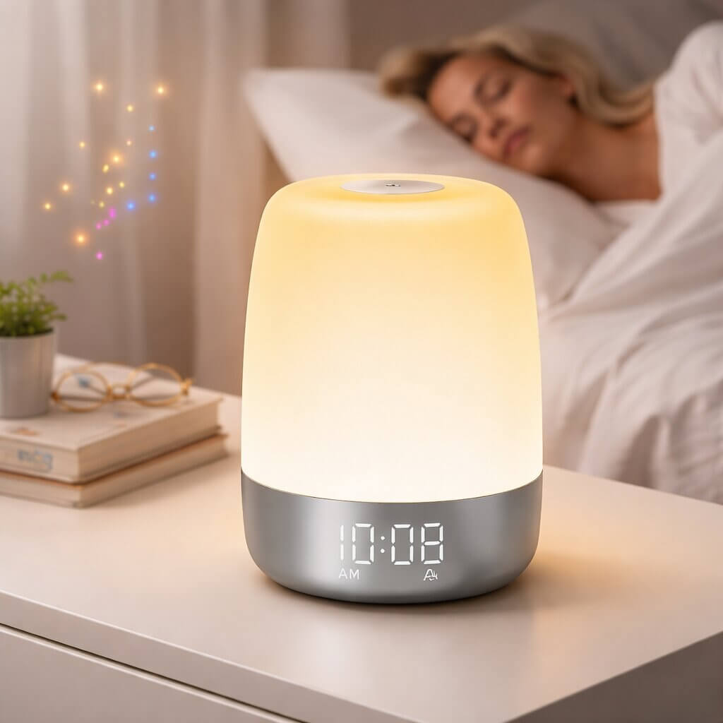 DawnRise - Despertador com luz do dia, simulação do nascer do sol e luz noturna