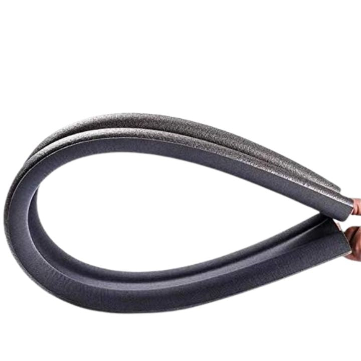 Burlete para puerta - Protector contra corrientes de aire con espuma y cubierta de tela