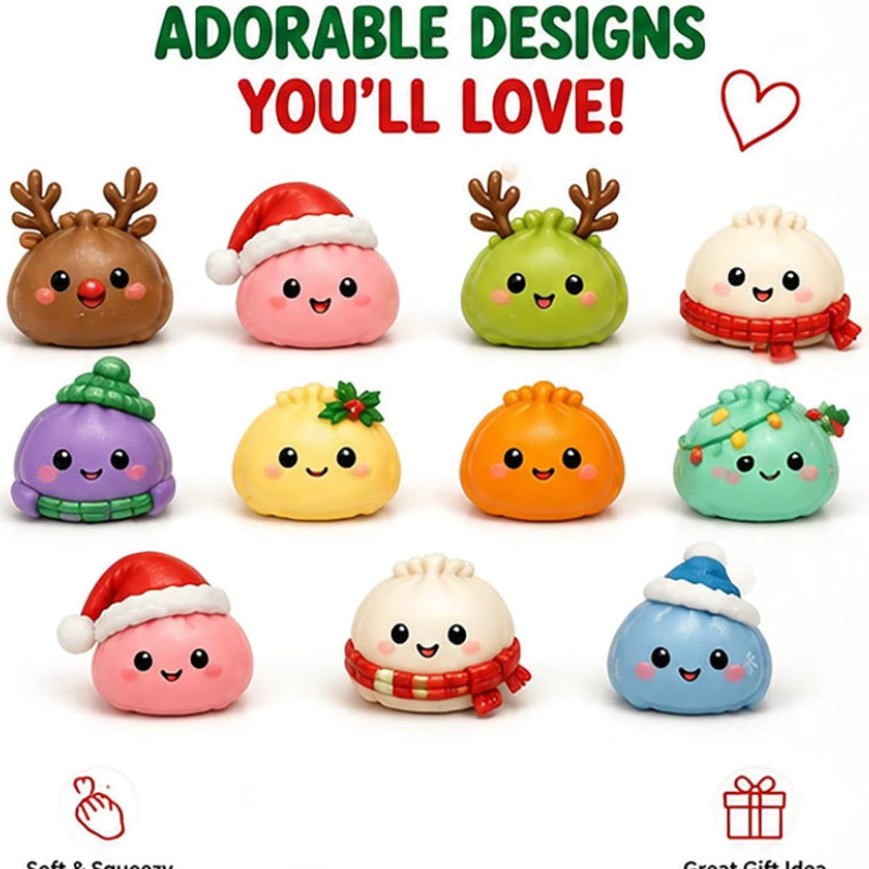 Squishmas - Squishy Sensory Toy Advent Calendar with 24 Surprises