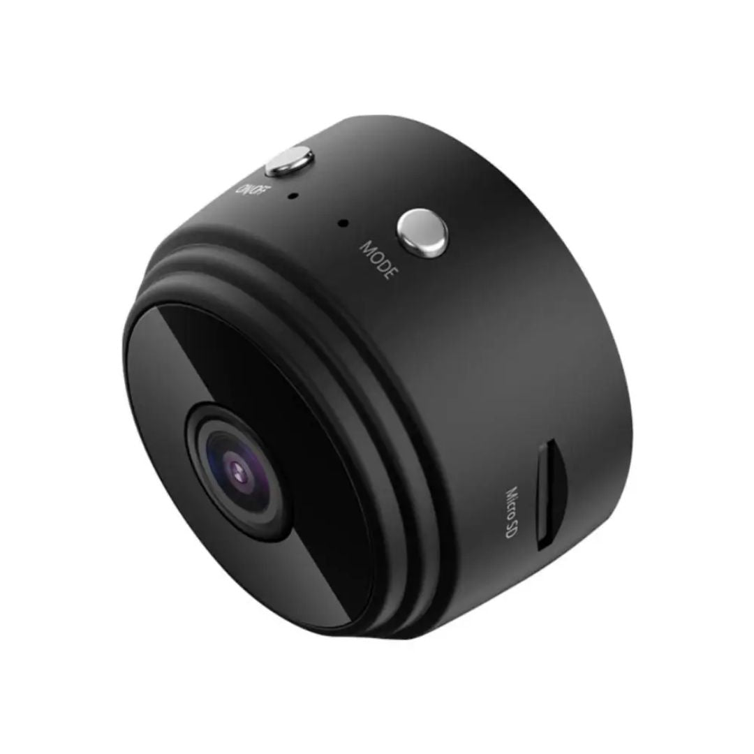 SecureSight - Mini caméra de surveillance compacte avec objectif grand angle et utilisation simple