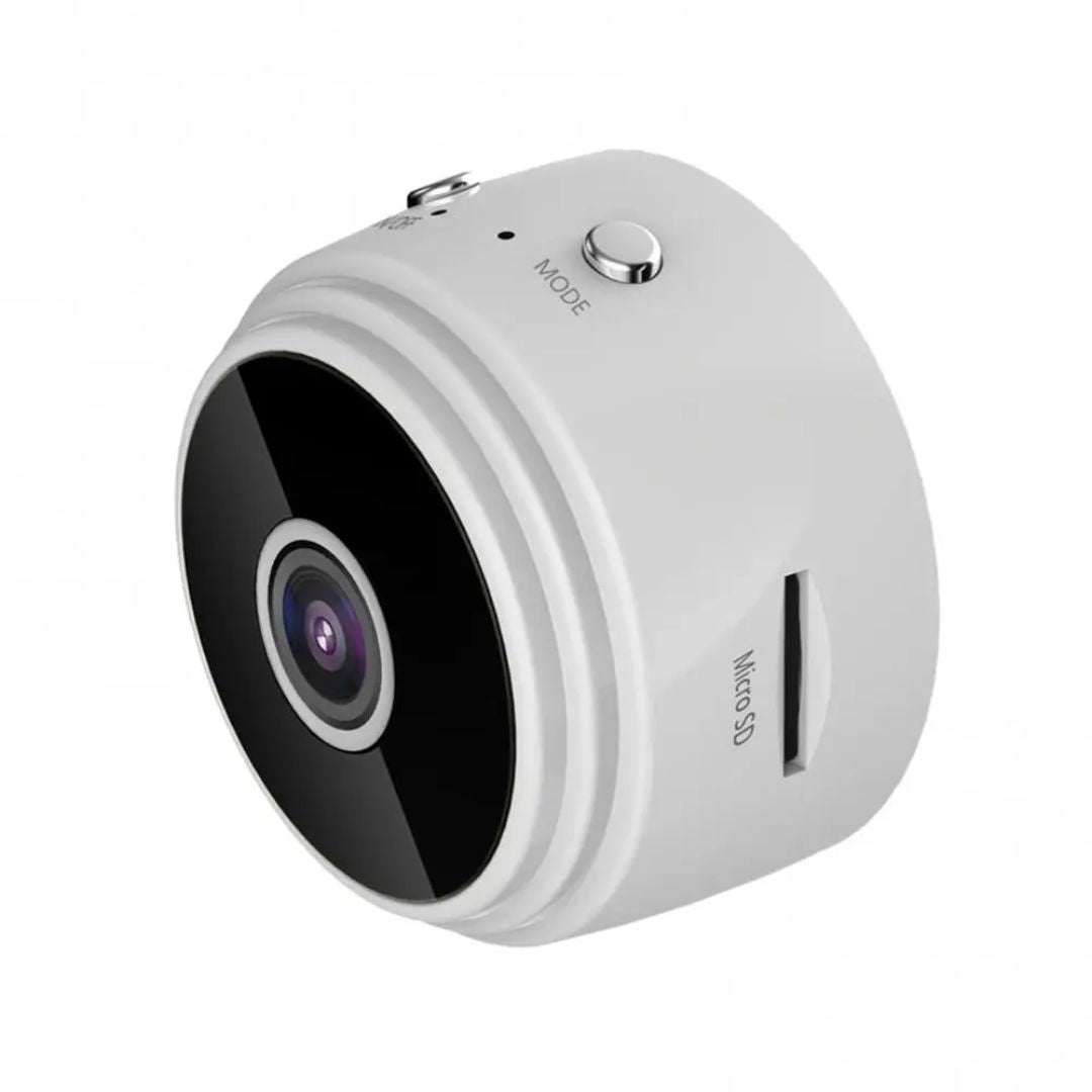 SecureSight - Mini caméra de surveillance compacte avec objectif grand angle et utilisation simple