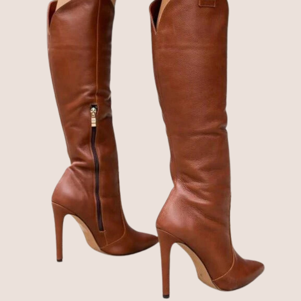 Selene - Bottes à talons hauts sophistiquées avec semelles antidérapantes