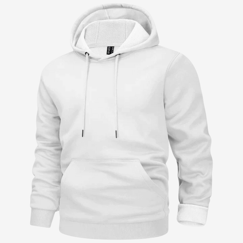 FleeceHood – Felpa con cappuccio regolabile con coulisse e tasca frontale