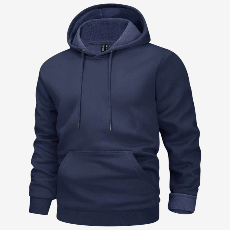 FleeceHood – Felpa con cappuccio regolabile con coulisse e tasca frontale