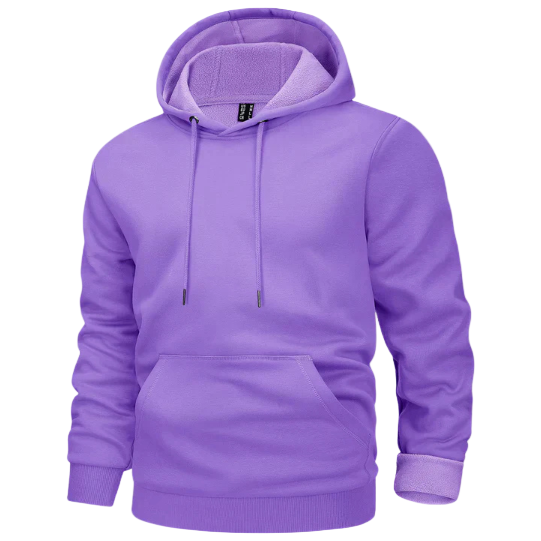 FleeceHood – Felpa con cappuccio regolabile con coulisse e tasca frontale