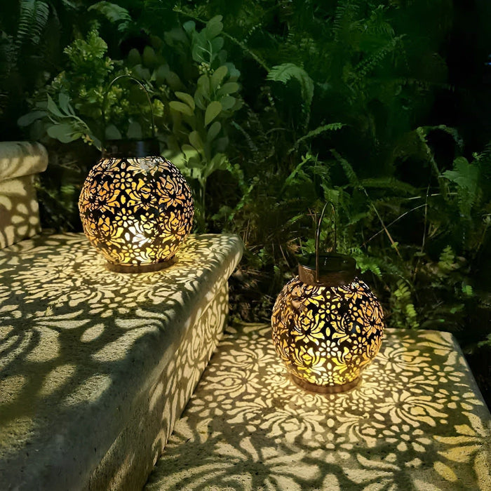SolarGlow - Lampă LED elegantă, impermeabilă, alimentată cu energie solară pentru grădini