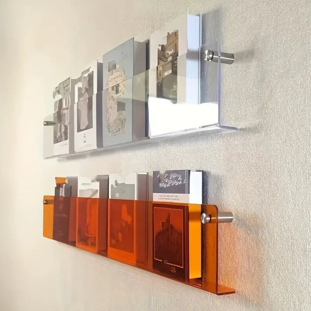 DecoRack – Raft de Cărți Montat pe Perete pentru Interioare Moderne
