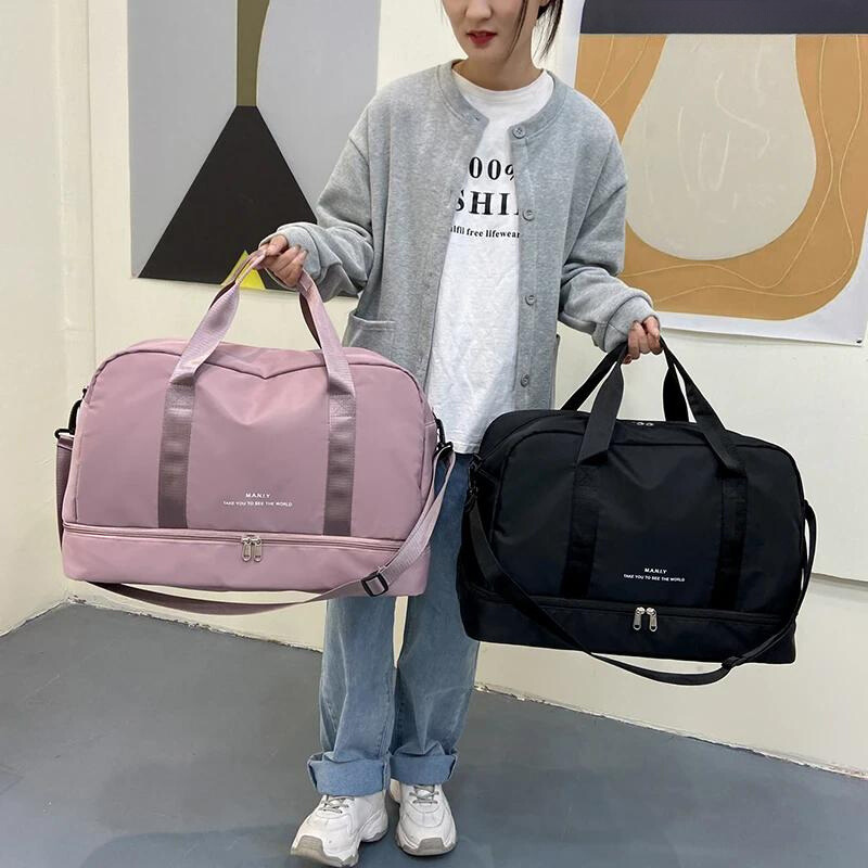 Atlas - Borsa da viaggio leggera con grande capacità e tracolla