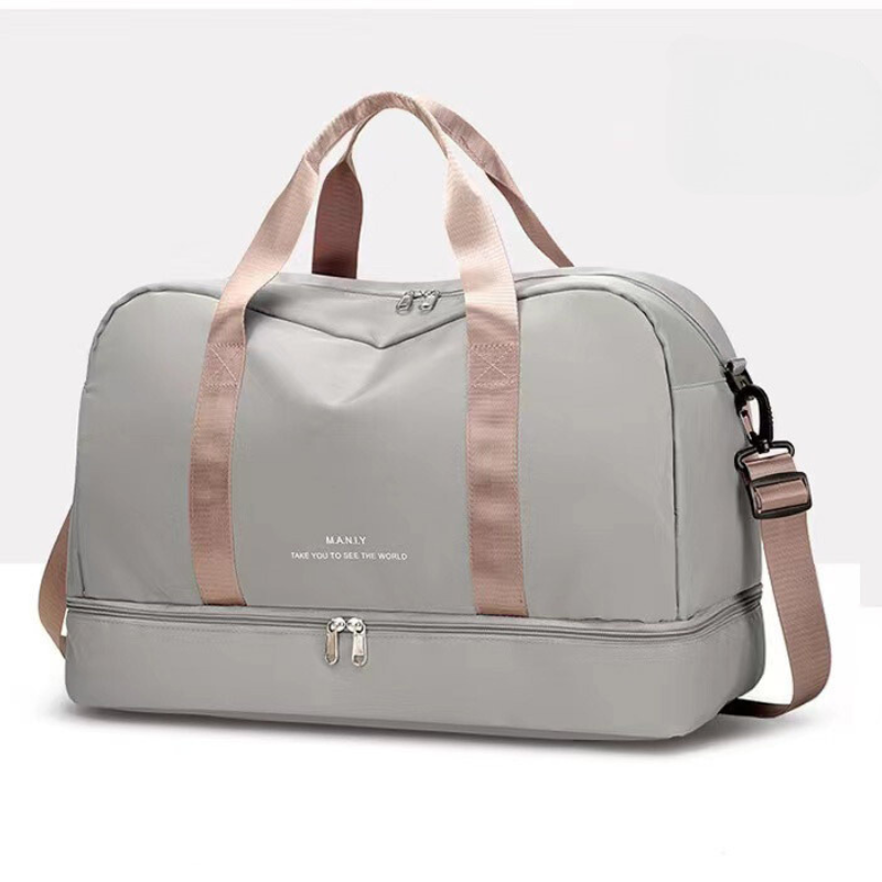 Atlas - Borsa da viaggio leggera con grande capacità e tracolla