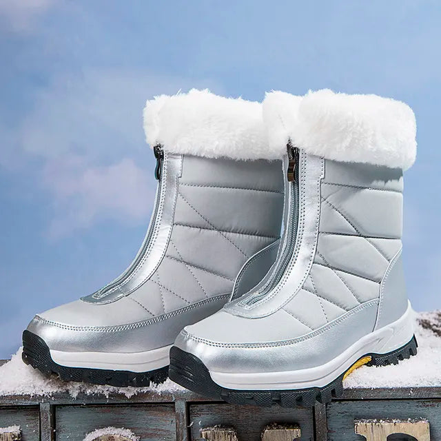 Emma - Winter-ready snow boots with wedge heel
