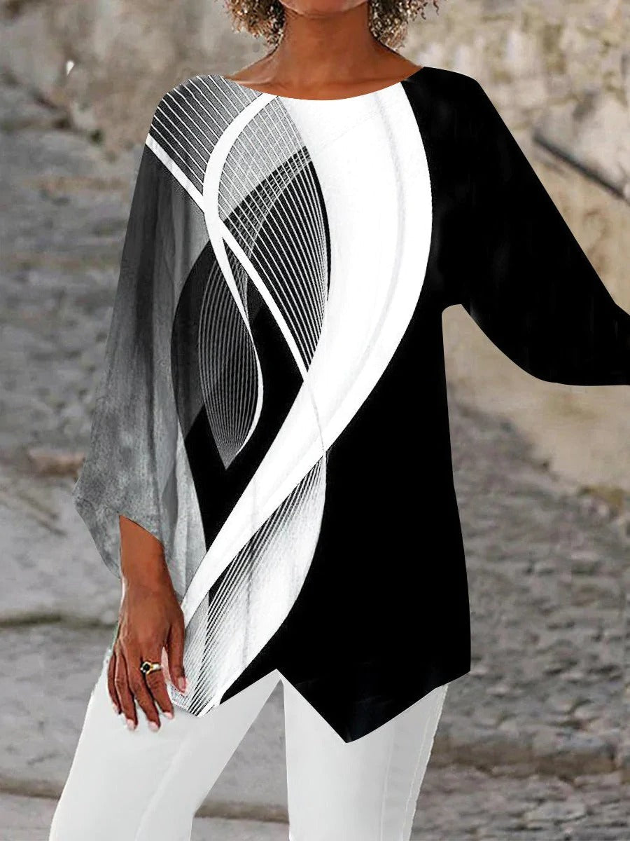 GeoChic™ - Pull pour femmes avec jolis motifs