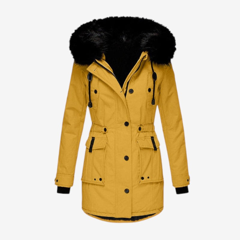 Julia – Manteau à manches longues, capuche réglable et plusieurs poches