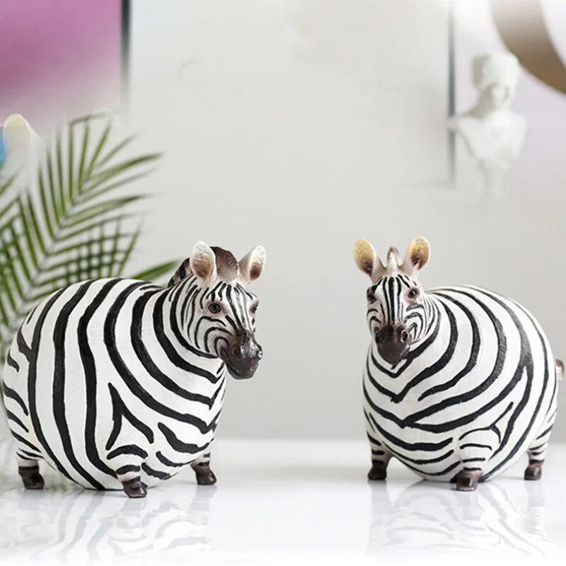 WildStride - Sculpture de zèbre écologique pour une décoration élégante