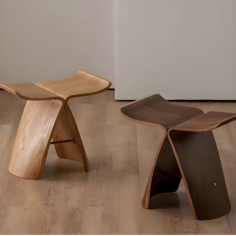 Benchel - Panchina in legno massello con finitura in legno naturale