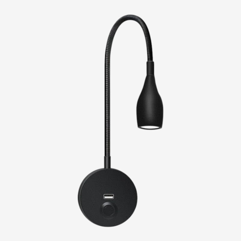 LumaFlex – Lampa ścienna LED z regulowaną głowicą i przenośnym designem