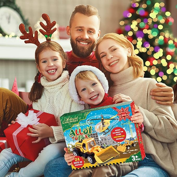 Calendrier de l'Avent Buildora - véhicules de chantier avec 24 pièces en alliage