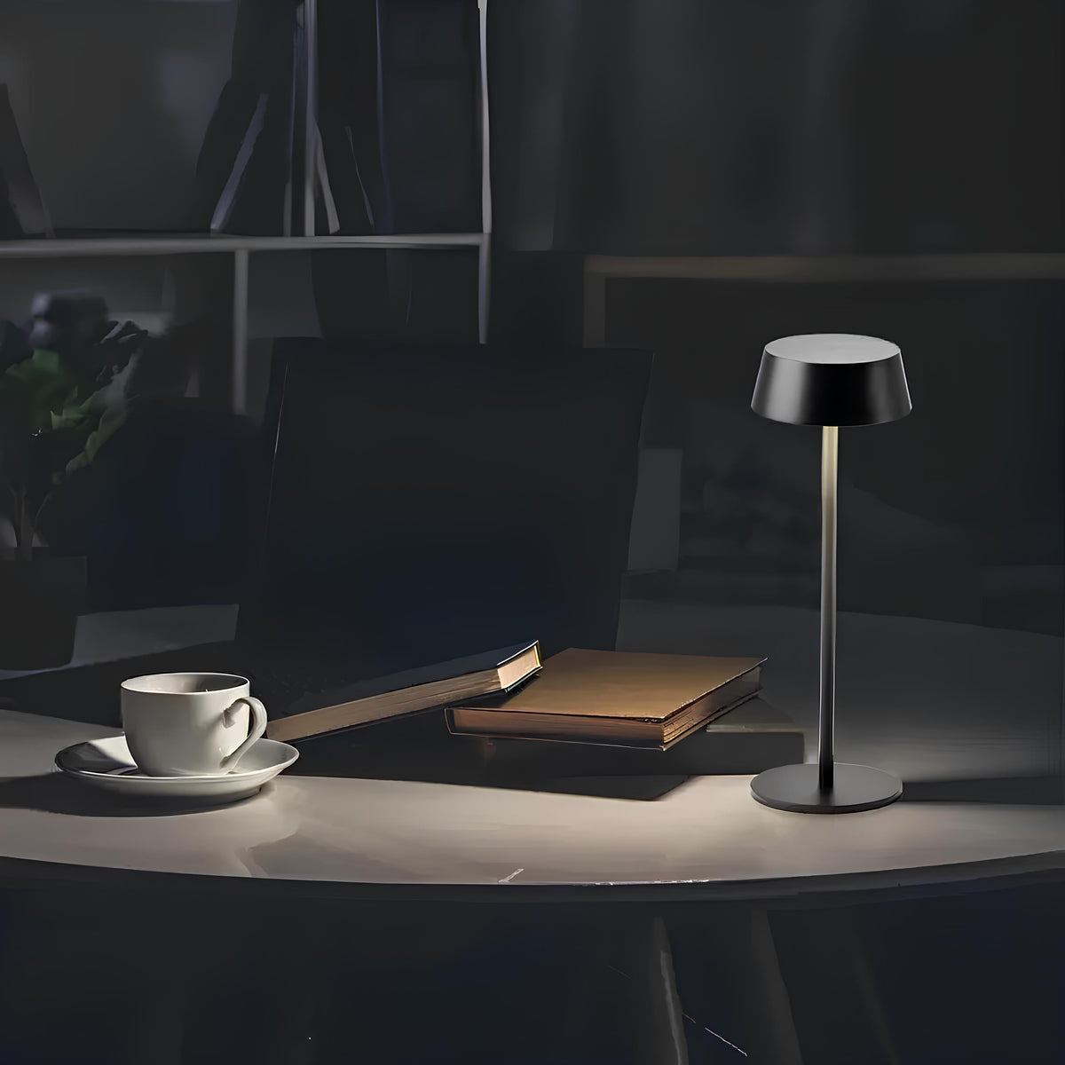 ModeGlow - Lámpara de mesa con batería recargable e iluminación ajustable