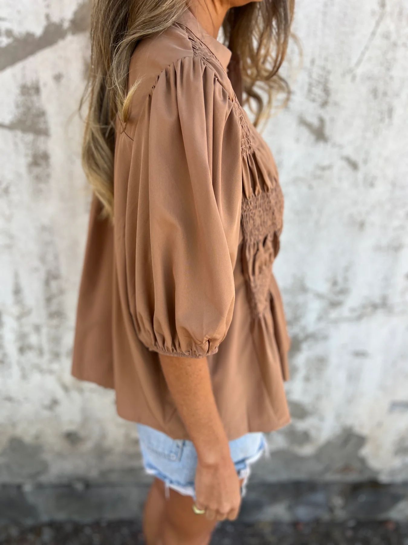 Olivia - Loose T-Shirt with Round Neck and Short Sleeves