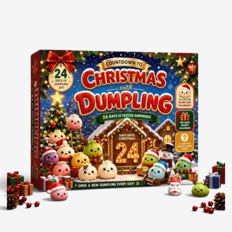 Squishmas - Squishy Sensory Toy Advent Calendar with 24 Surprises