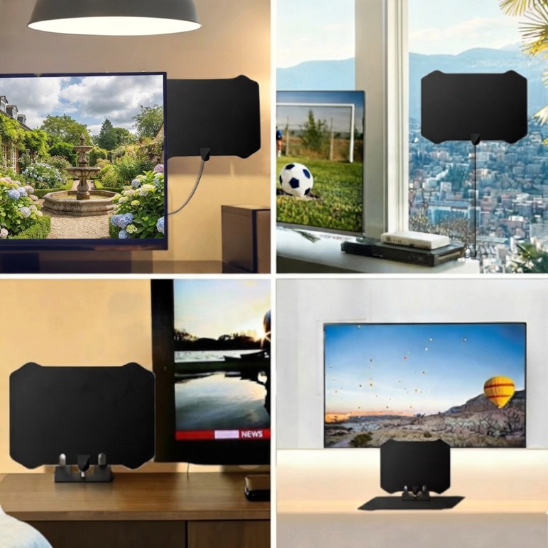SignalVista – pokojová digitální TV anténa se zesilovačem signálu pro televizory s rozlišením 1080P a 4K