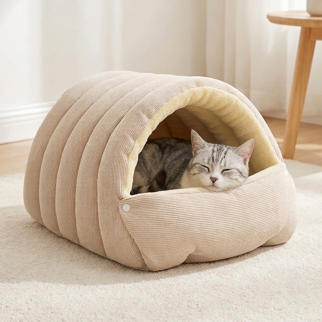 PawHaven - Pet Shelter with Removable Roof And Textured Base