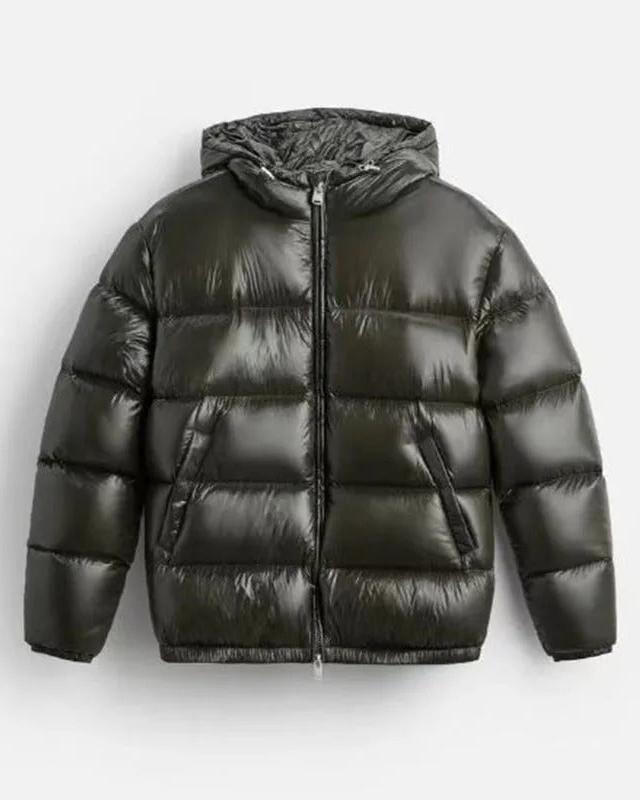 Liam - Capuchon Puffer Jas met Voorkant Rits